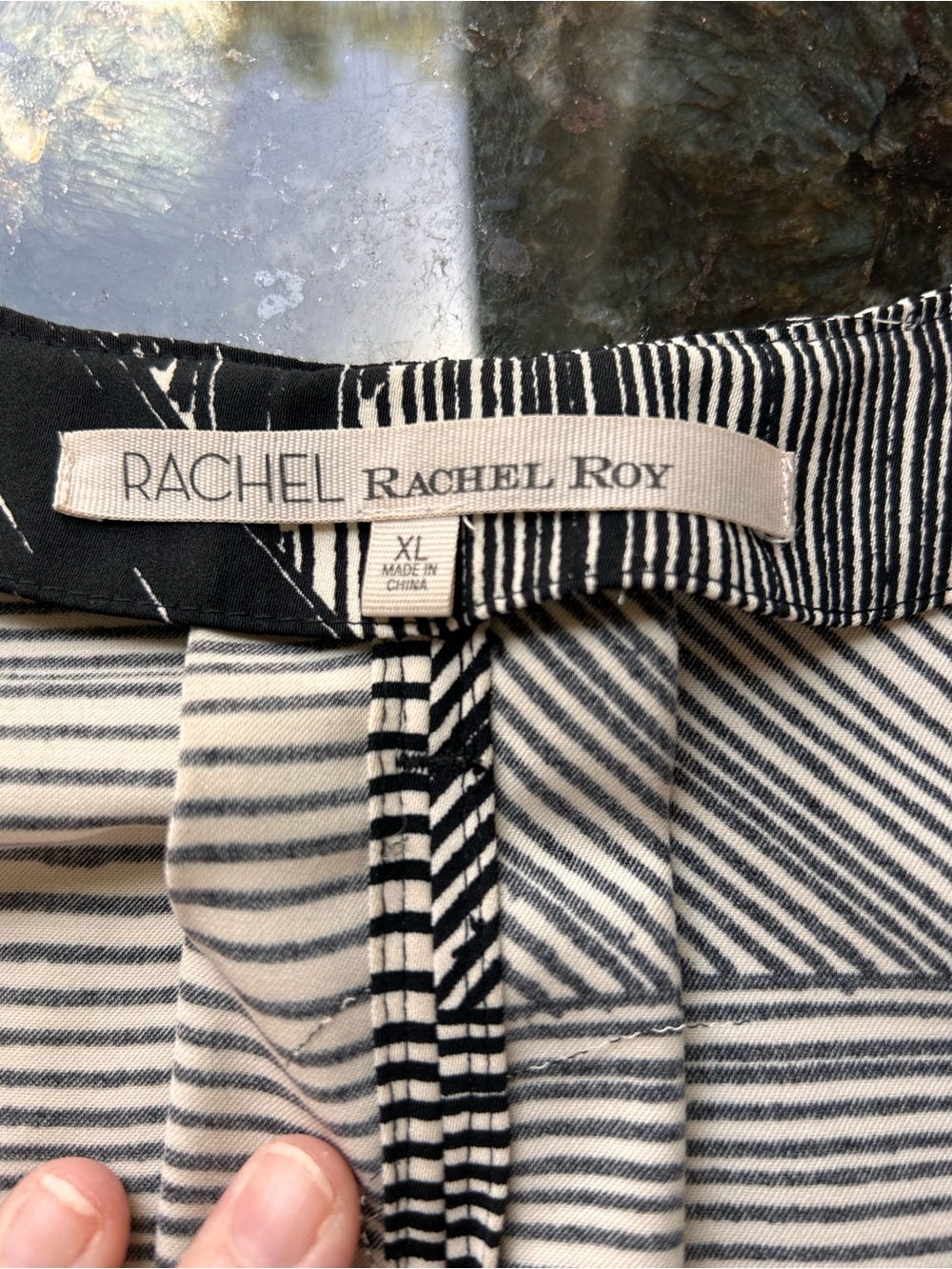 Rachel Roy Sidney Dress Tunic. Geometric. Lagenlook. Artsy. High low hem. SZ XL - Picture 6 of 8